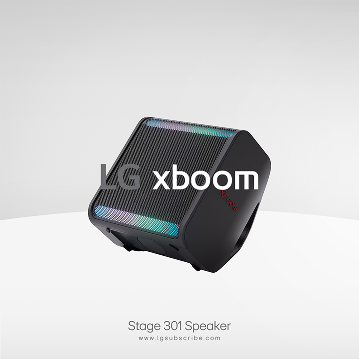 LG xboom Bluetooth Speaker STAGE301.FMYSLBK